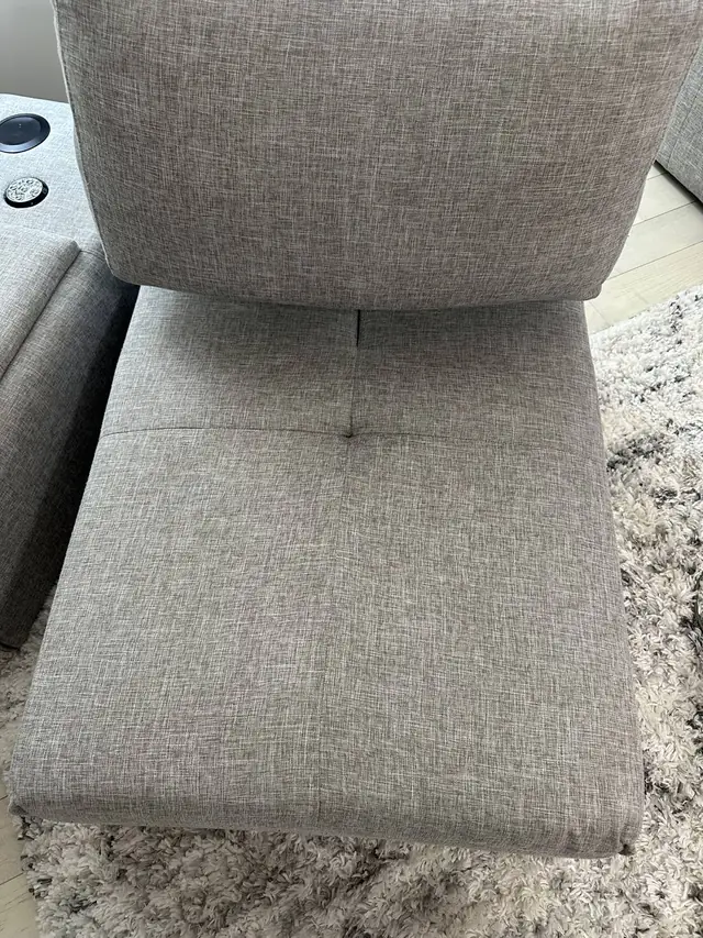 Fabric sofa cleaning result